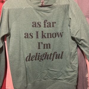 Green Graphic Sweatshirt